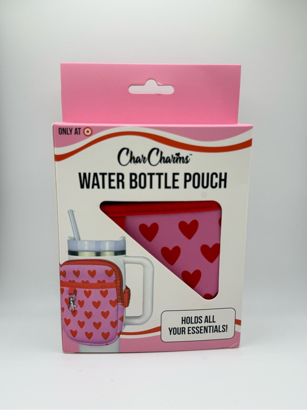 CharCharms Heart Water Bottle Pouch + Dionis Goat Milk Love Hand Cream Gift Set - Picture 3 of 4